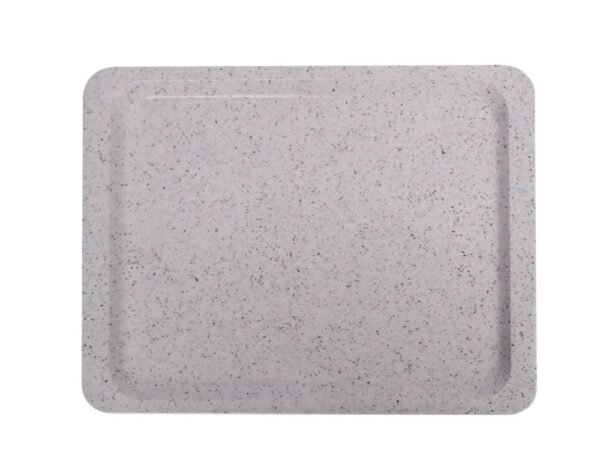 Poliészter tálca önkiszolgáló éttermekbe, AmerBox, GN 1/2, Gránit, 325x265mm