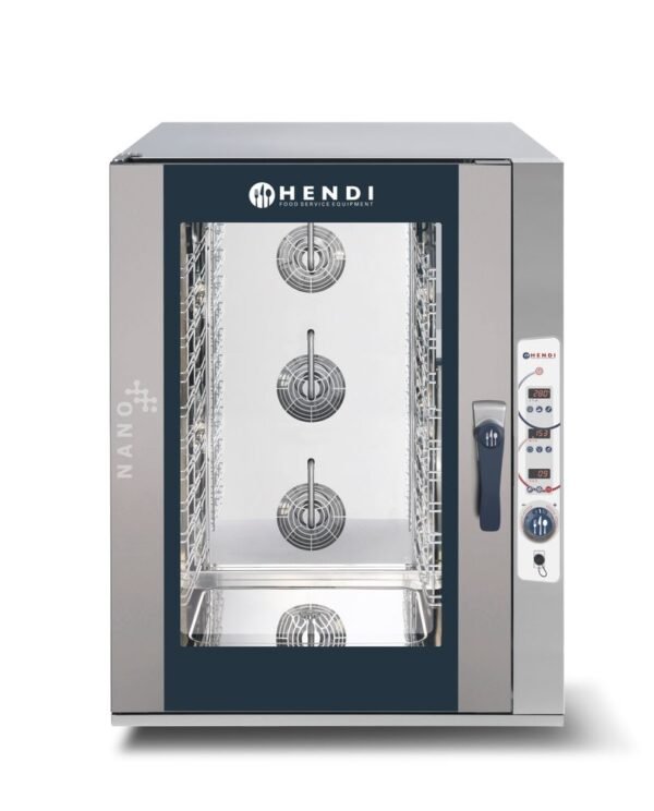 Konvekciós gőzsütő NANO digitális 12x GN1/1, HENDI, 400V/16100W, 935x881x(H)1200mm