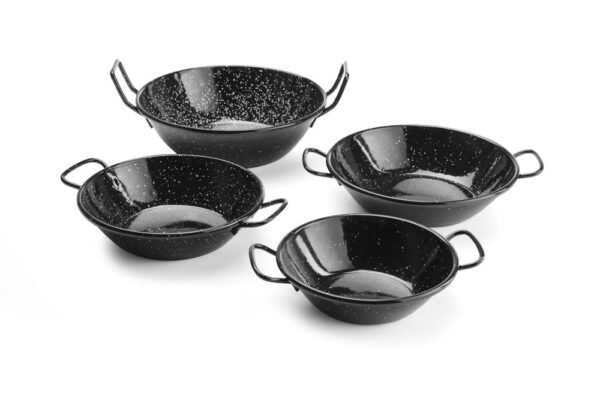 Zománcozott Paella edénye, HENDI, 0,3L, ⌀170x(H)40mm