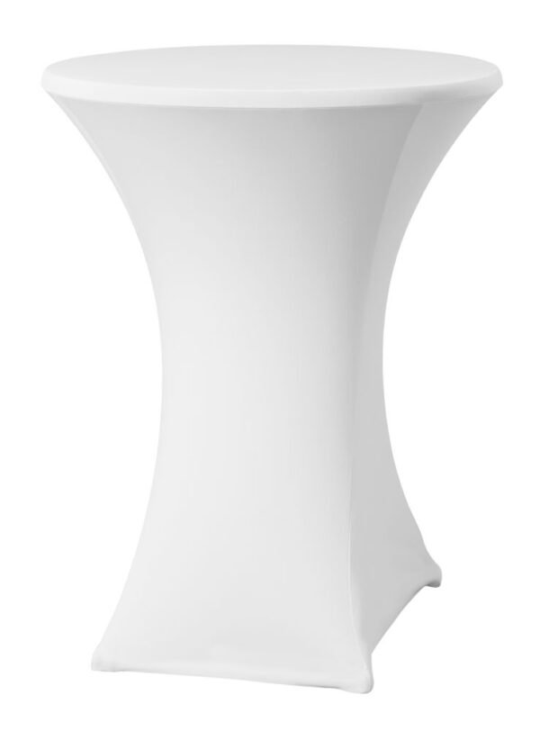 Asztalterítő, kerek, HENDI, Kitchen Line, 811047, 810958, Fehér, ⌀800x(H)970mm