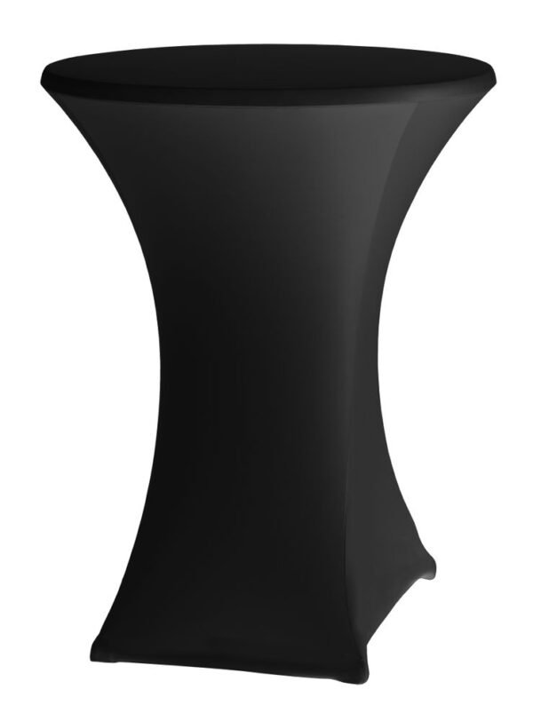 Asztalterítő, kerek, HENDI, Kitchen Line, 811047, 810958, Fekete, ⌀800x(H)970mm