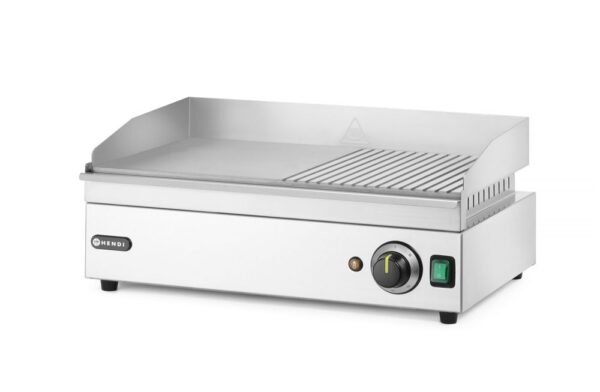 Rostlap sima, bordázott , HENDI, Kitchen Line, 230V/2400W, 527x404x(H)233mm