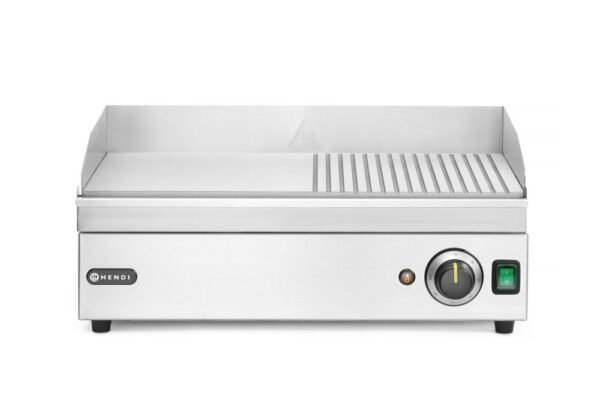 Rostlap sima, bordázott , HENDI, Kitchen Line, 230V/2400W, 527x404x(H)233mm