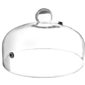 Üvegbúra szellőzővel, HENDI, Tányérfedő kupola, ⌀260x(H)175mm