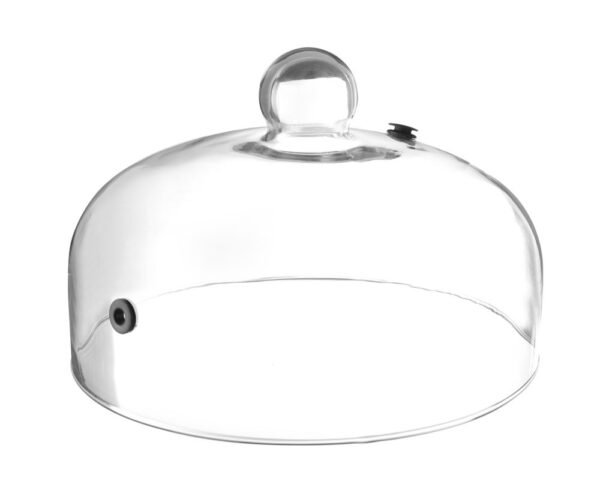Üvegbúra szellőzővel, HENDI, Tányérfedő kupola, ⌀260x(H)175mm