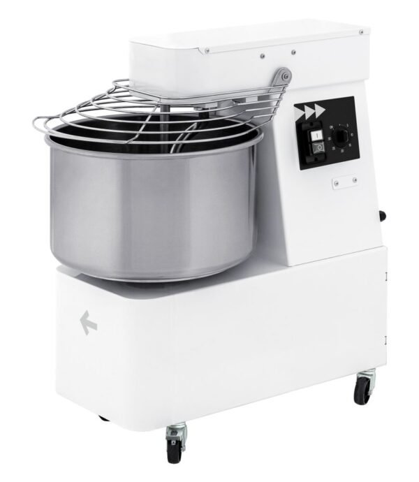 Spirális keverő rögzített fejjel és tállal, HENDI, 88 kg/óra, 32L, 230V/1100W, 431x740x(H)804mm