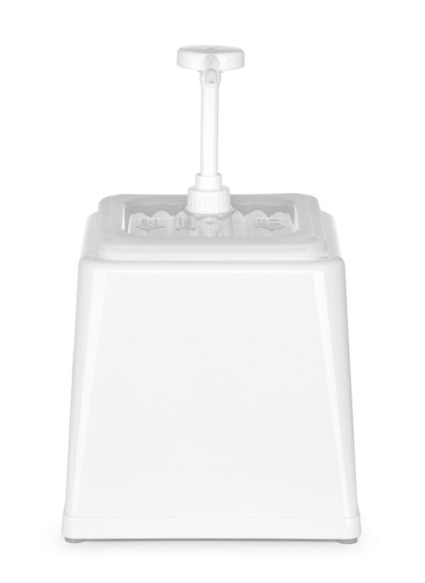 Pumpás szószadagoló, HENDI, 2,5L, Citromsárga, 230x210x(H)327mm