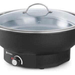 Elektromos Chafing Tesino modell, HENDI, Kitchen Line, 6,8L, 230V/500W, ⌀405x(H)240mm