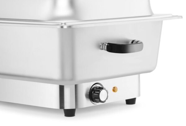 Elektromos Pollina Chafing edény, HENDI, Profi Line, 9L, Ezüst, 230V/900W, 587x440x(H)273mm