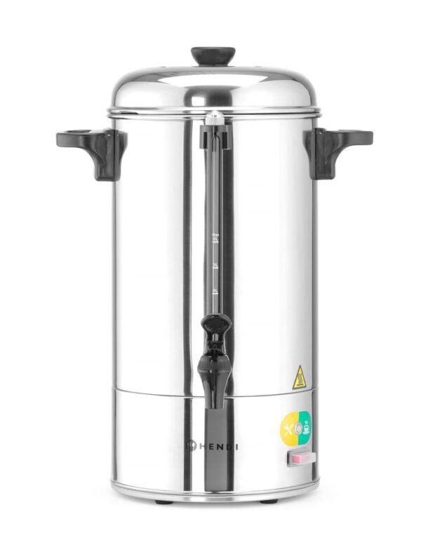 Ital melegentartó termosz, HENDI, 6L, 230V/1500W, 355x355x(H)470mm