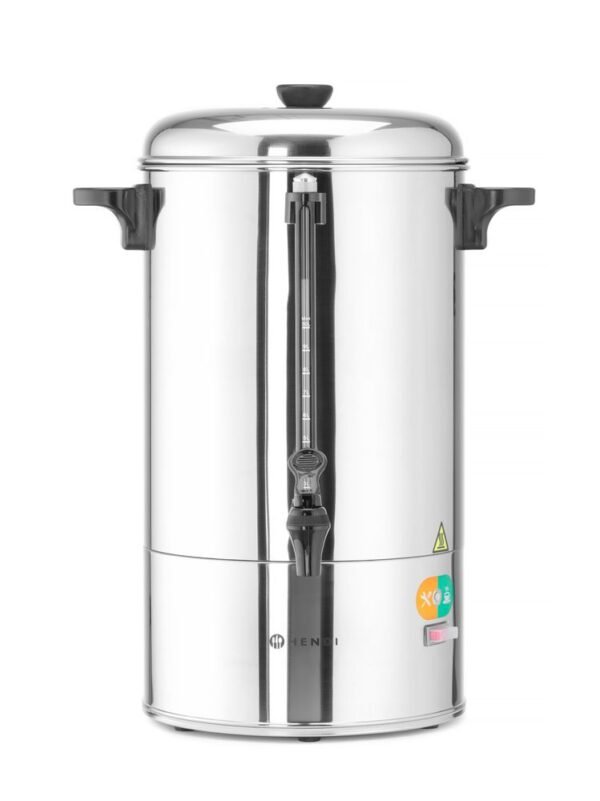 Ital melegentartó termosz, HENDI, 10L, 230V/1500W, 406x390x(H)522mm