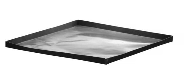 Gyorssütő tálca, tapadásmentes, HENDI, Fekete, 280x280x(H)15mm, Négyzet