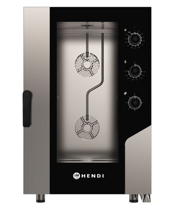 Hőlégbefúvásos gőzsütő VEZÉRLÉS 11x GN1/1, HENDI, 400V/15400W, 730x855x(H)1130mm