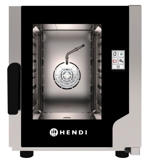 Hőlégbefúvásos gőzsütő Snack 5 x GN 2/3 , HENDI, 230V/3200W, 550x754x(H)662mm