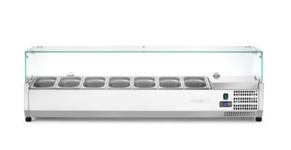 Pultra helyezhető feltéthűtő GN 1/4, Arktic, 7x GN 1/4, GN 1/4, 31,5L, 230V/180W, 335x1505x(H)460mm