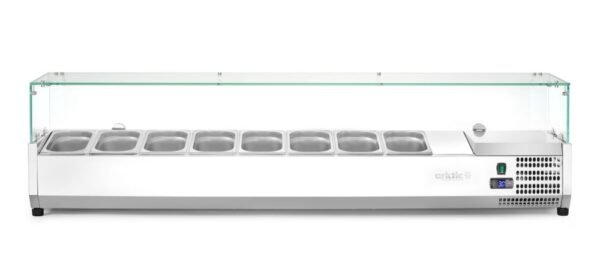Pultra helyezhető feltéthűtő GN 1/4, Arktic, 8x GN 1/4, GN 1/4, 36L, 230V/180W, 335x1805x(H)460mm