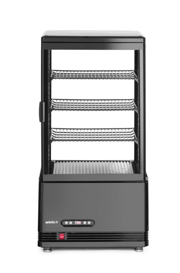 Bemutató vitrin 68L, Arktic, Fekete, 230V/170W, 397x444x(H)875mm