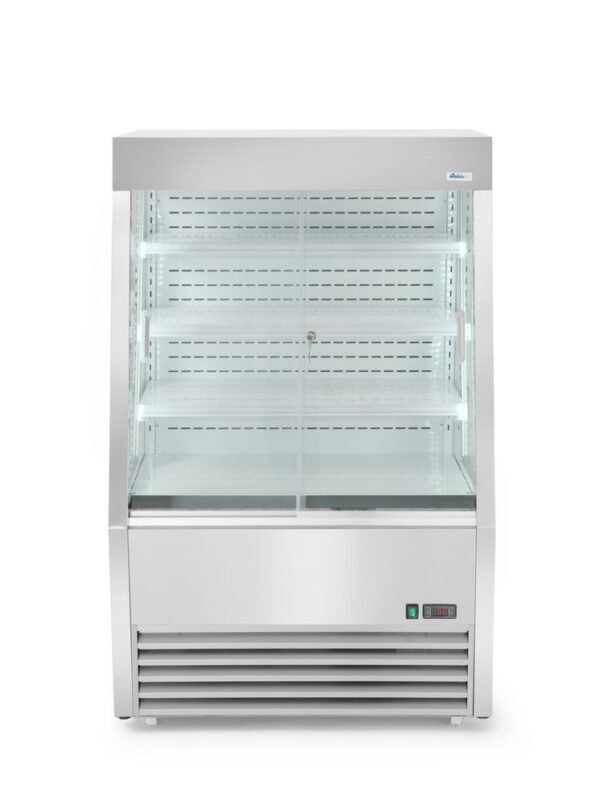 Elől nyitott, többszintes bemutató vitrin 320L, Arktic, 230V/1300W, 920x847x(H)1465mm