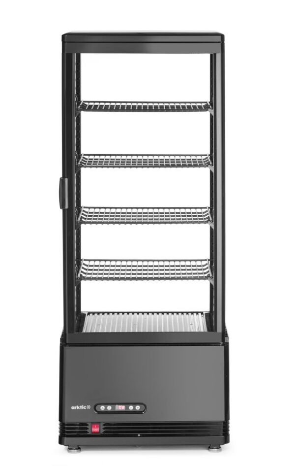 Bemutató vitrin 98L, Arktic, Fekete, 230V/210W, 397x444x(H)1100mm