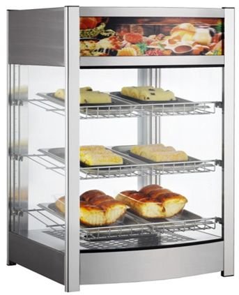 Pultra helyezhető melegentartó vitrin, HENDI, 97 liter, 230V/800W, 460x467x(H)785mm