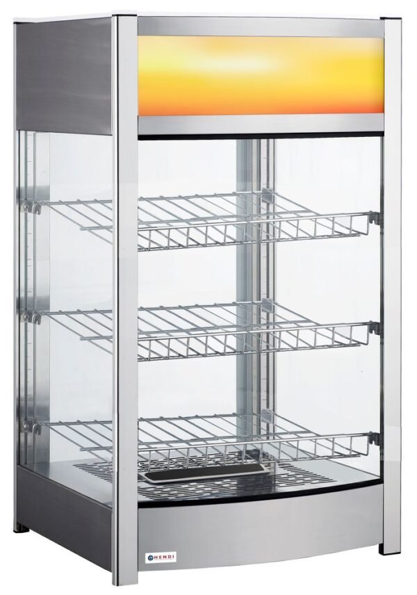 Pultra helyezhető melegentartó vitrin, HENDI, 97 liter, 230V/800W, 460x467x(H)785mm