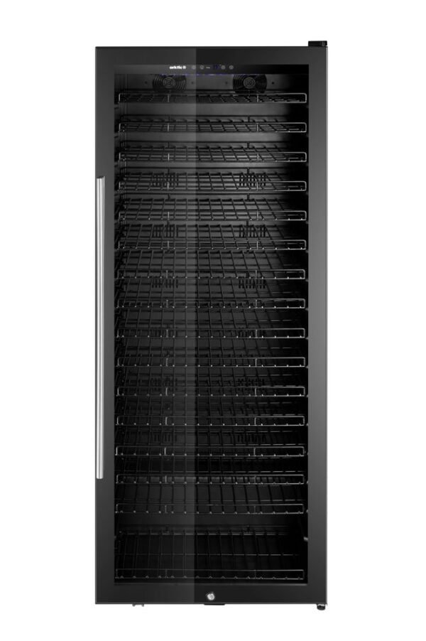Borhűtő, 1 zónás, 224 palack, Arktic, Fekete, 690x700x(H)1834mm