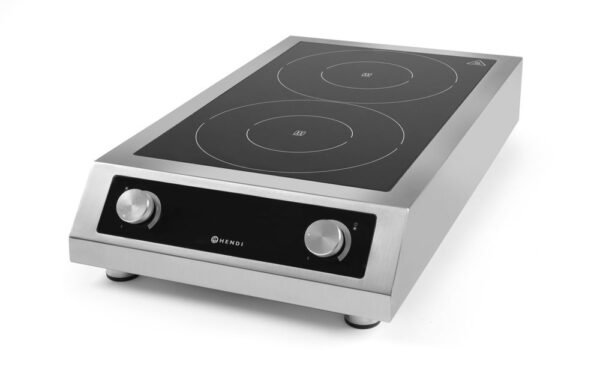 Indukciós tűzhely 7000 modell, HENDI, Profi Termékcsalád, 400V/7000W, 405x700x(H)145mm