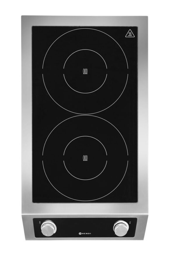 Indukciós tűzhely 7000 modell, HENDI, Profi Termékcsalád, 400V/7000W, 405x700x(H)145mm