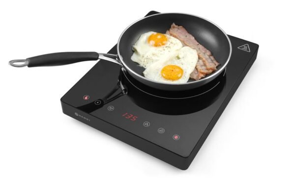 Indukciós főzőlap 2000W, HENDI, Kitchen Line, 230V/2000W, 297x411x(H)57mm