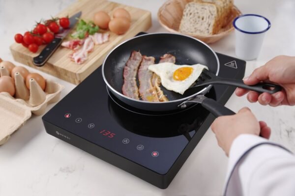Indukciós főzőlap 2000W, HENDI, Kitchen Line, 230V/2000W, 297x411x(H)57mm