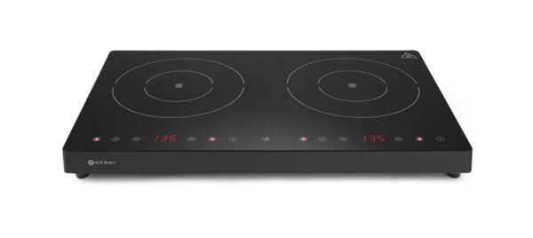 Dupla indukciós főzőlap, HENDI, Kitchen Line, 230V/3500W, 608x405x(H)54mm