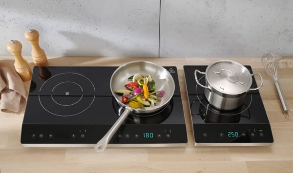 Indukciós főzőlap 2000W, HENDI, 230V/2000W, 294x374x(H)56mm