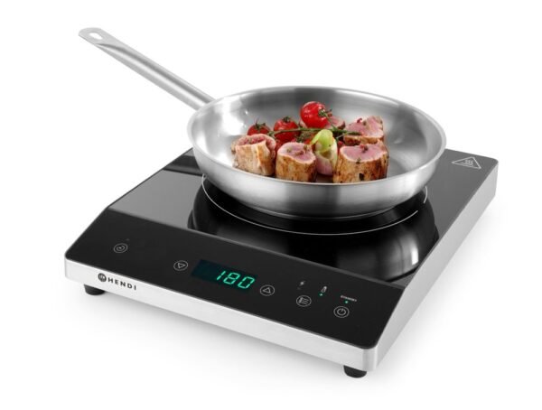 Indukciós főzőlap 2000W, HENDI, 230V/2000W, 294x374x(H)56mm