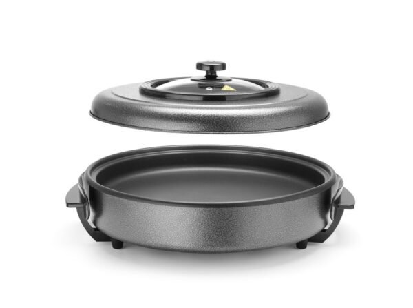 Elektromos serpenyő, HENDI, belső edény 400x(H)50mm, 230V/1400W, ⌀400x(H)190mm