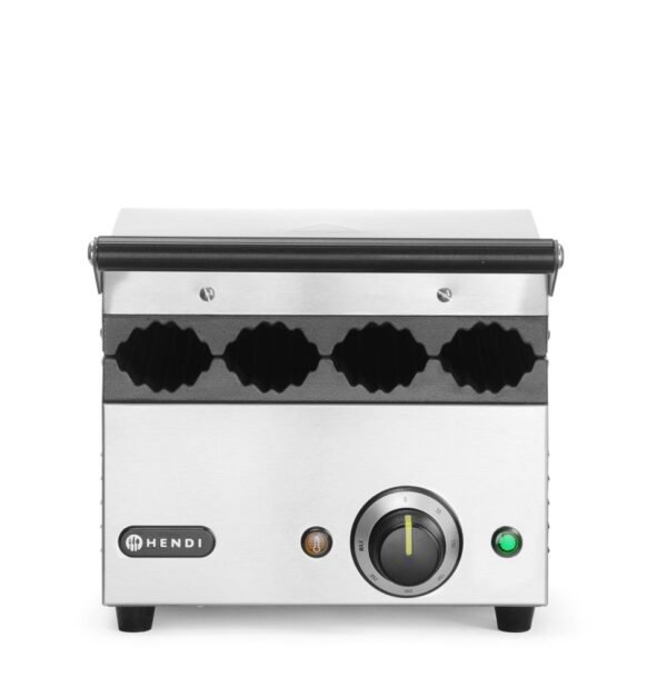 Kontaktgrill hot dogok és wrapek készítéséhez, HENDI, 230V/1800W, 385x285x(H)254mm