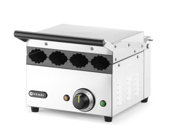 Kontaktgrill hot dogok és wrapek készítéséhez, HENDI, 230V/1800W, 385x285x(H)254mm