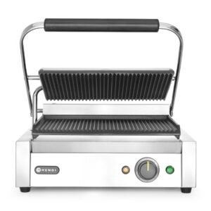 Kontakt grill Panini, HENDI, Ezüst, 220-240V/2200W, 430x375x(H)216mm