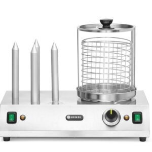 Kolbász- és Hot dog melegentartó, HENDI, 230V/550W, 500x310x(H)395mm