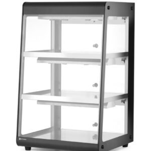 Fűthető asztali ételpult, HENDI, Fekete, 230V/500W, 472x447x(H)775mm