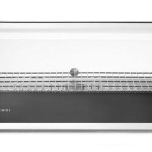 Asztali melegentartó vitrin, HENDI, egyszintes, Fekete, 230V/800W, 554x376x(H)311mm