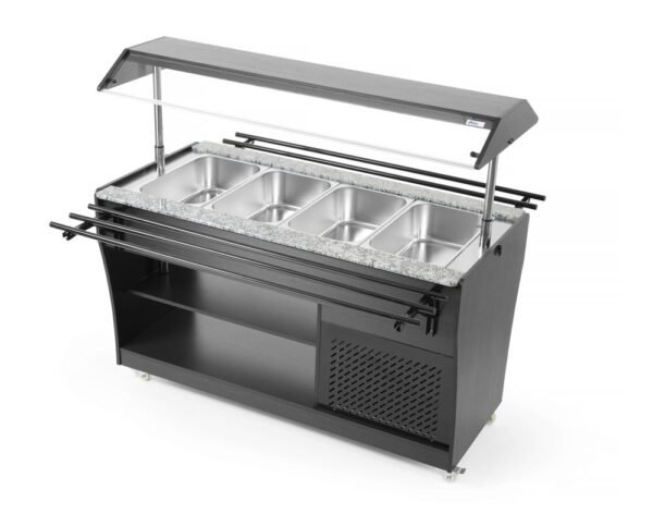 Hűthető-Salátás svédasztal, Arktic, GN 1/1, 1490L, 230V/170W, 765x1490x(H)1370mm