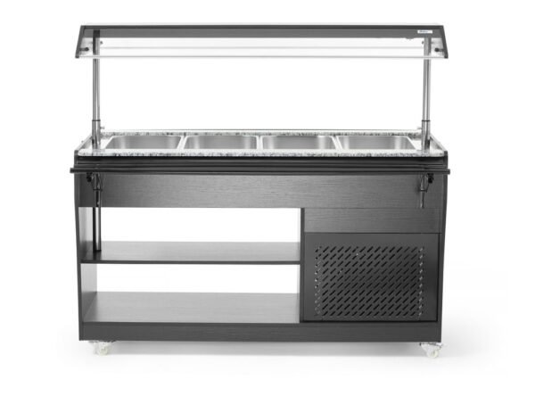 Hűthető-Salátás svédasztal, Arktic, GN 1/1, 1490L, 230V/170W, 765x1490x(H)1370mm