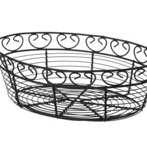 Drótkosár deco ovális, HENDI, 255x160x(H)80mm