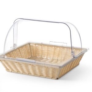 Kosár rolltop fedővel, HENDI, Kosár + Fedő, GN 2/3, 365x335x(H)245mm