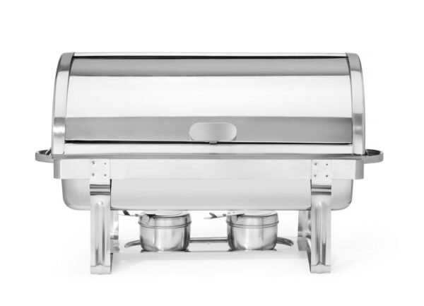 Chafing edény GN 1/1 Rolltop fedővel, HENDI, 9L, 590x340x(H)400mm