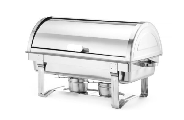 Chafing edény GN 1/1 Rolltop fedővel, HENDI, 9L, 590x340x(H)400mm