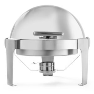 Chafing edény - kerek Rolltop fedővel, HENDI, 5,6L, 510x540x(H)480mm
