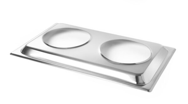 Kiegészítő állvány 2 Bain-Marie edényhez, HENDI, kiegészítő állvány, GN 1/1, 530x325x(H)30mm