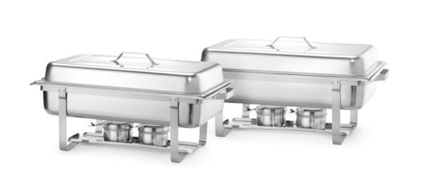 Chafing edény GN 1/1, HENDI, Kitchen Line, 9L, 2 db., 600x358x(H)295mm