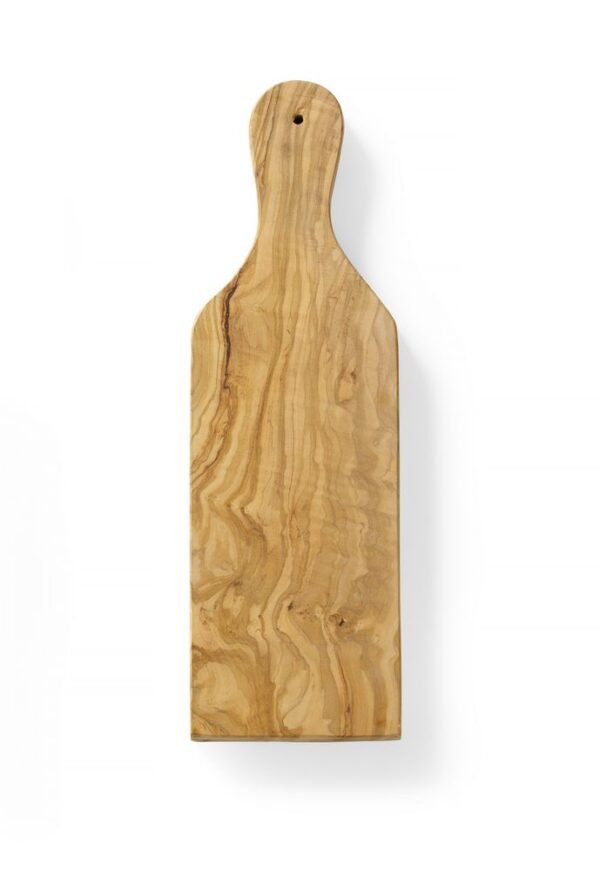Sajt vágódeszka olajfábol, HENDI, 400x140x(H)18mm